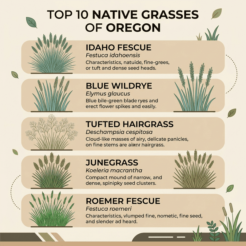 Top 10 Oregon Native Grasses Guide