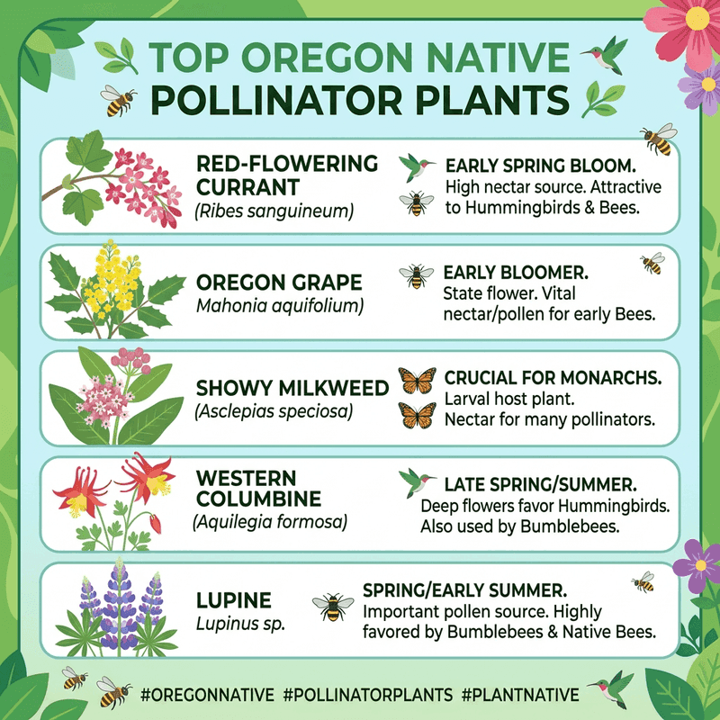 Oregon Native Pollinator Plants Guide